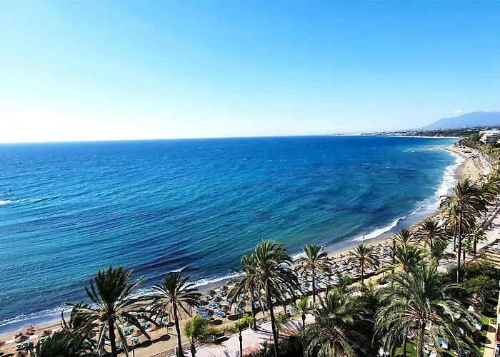 아파트 Skol 709 Duplex 1 Bedroom In Skol With Gibraltar And Sea Views 마르베야